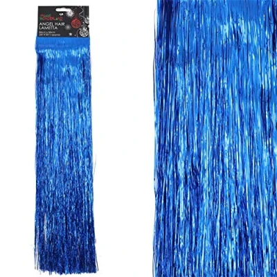 Image of Widdle Wonderland Christmas Lametta Decorative Tinsel Strands Blue