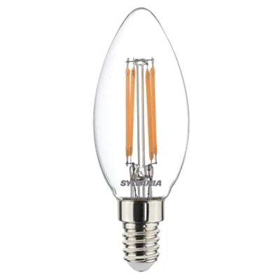 Image of SYLVANIA Retro LED Candle 4.5W (40W eq.) E14 Opal Very Warm White