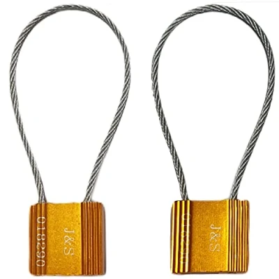 Image of KetoPlastics 2X Shipping Steel Drum Locks Wire Security Barrel Lock Secuity Coded Single Use (2 Locks)