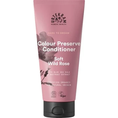 Image of Urtekram Conditioner Colour Preserve Wild Rose 180 ml, Vegan, Organic, Natural Origin