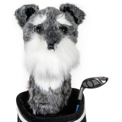 Image of Daphne&#039;s Schnauzer Novelty Head Cover Grey