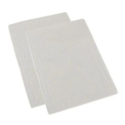 Image of HOMESCAPES Cream Brushed Cotton Fitted Cot Sheet, Set of Two, Plain 100% Cotton, 60 x 120 cm