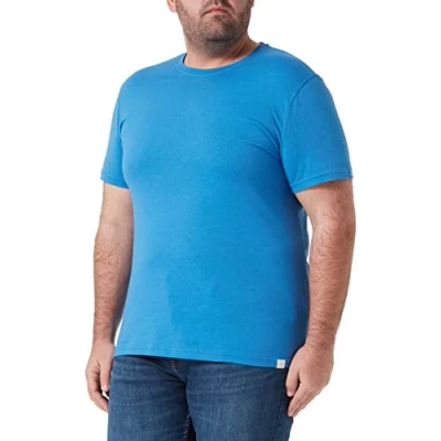 Image of United Colors of Benetton Men&#039;s T Shirt 3u53j1f15, Deep Blue 3f4, XS