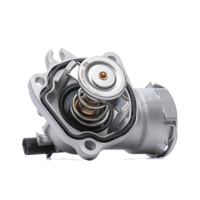 Image of 6422001615, 6422002215, A6422001615, A6422002215 Engine thermostat FEBI BILSTEIN 174399 92C with sensor housing MERCEDES BENZ: S Class Saloon