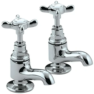 Image of Bristan N VAN C CD 1901 Vanity Basin Pillar Taps Chrome