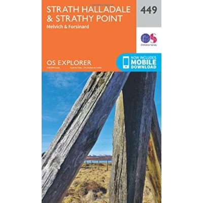 Image of Explorer 449 Strath Halladale &amp; Strathy Point Map With Digital Version