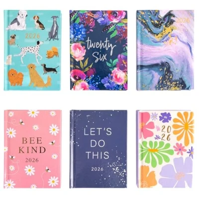 Image of evelay 2026 Diary A5 Week to View Diaries Full Year Organiser Calendar Planner