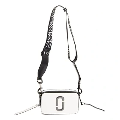 Image of Marc Jacobs Womens Snapshot Crossbody Leather Bag Black Calf One Size