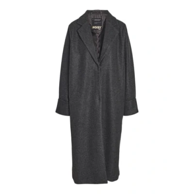 Image of Noisy May Nmcaddy LONG Classic coat, Women&#039;s, Size: 16, Dark grey