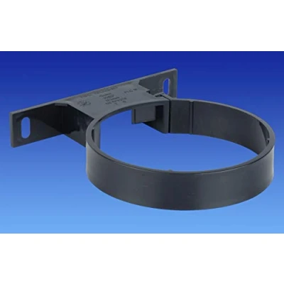 Image of Wavin OSMA 110mm Soil 4S082 Pipe Bracket Black