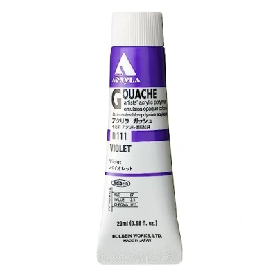 Image of Holbein Acryla Gouache Violet (A) 20ml