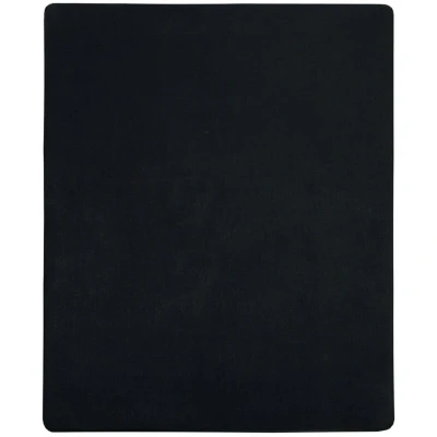 Image of vidaXL Jersey Fitted Sheets 2 pcs Black 100x200 cm Cotton