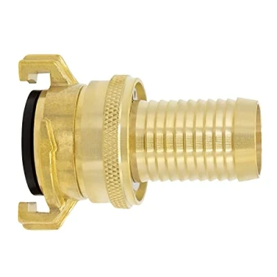 Image of Variosan suction and high pressure coupling nozzle, blank brass system Geka.