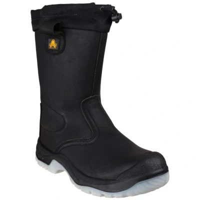 Image of Amblers Safety Unisex Black Water Resistant FS209 Size 8 UK