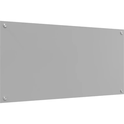 Image of vidaXL Kitchen Backsplash Light Grey 100x50x0.6 cm Tempered Glass