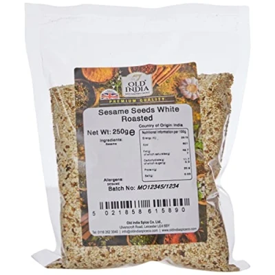 Image of Old India Sesame Seeds White Roasted 250g