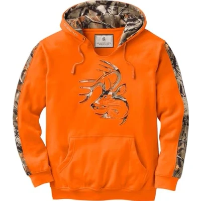 Image of Legendary Whitetails Men&#039;s Camo Outfitter Hoodie, Onyx, 3XL