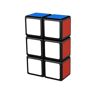 Image of OJIN MO FANG GE 1x2x3 Cube Puzzle One Layer Black Smooth Turning Toy for beginner (Black)