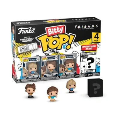 Image of Funko Bitty POP! Friends and A Surprise Mystery Mini Figure 0.9 Inch (2.2 Cm) Collectable Stackable Display Shelf Included Gift Idea Party Bags Stocking Cake Topper Tiny