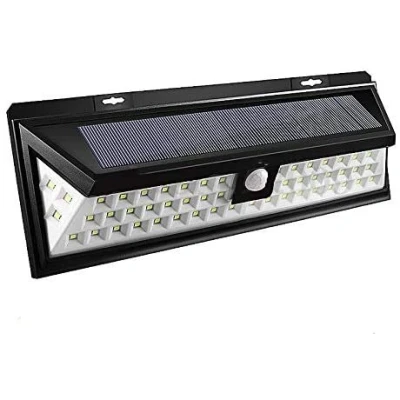 Image of Garden mile 66 LED Motion Sensor Outdoor Solar Security Light with 3 Lighting Modes Wireless PIR Weatherproof Lights for Front Door, Yard, Garage, Pathway, Black