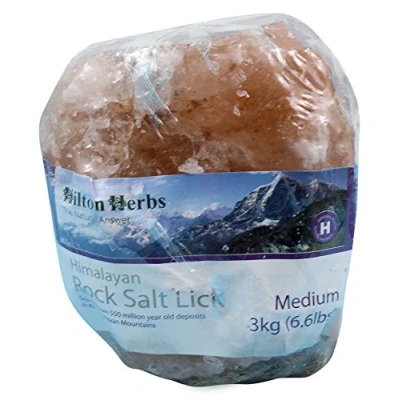 Image of Hilton Herbs Himalayan Rock Salt Lick: 3kg, Transparent