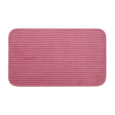 Image of Gözze Non Slip Soft Bath Mat, 100% Polyester, 70 x 120 cm Dusty Pink