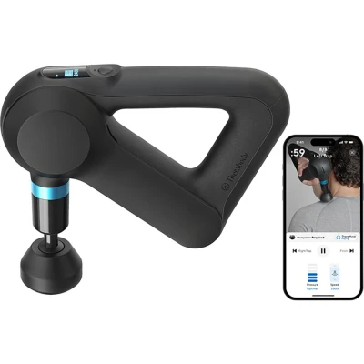 Image of Theragun Elite Ultra Quiet Handheld Deep Tissue Massage Gun Bluetooth Enabled Percussion &amp; Personal Massager for Pain Relief in Neck, Back, Leg, Hand, Shoulder and Body (Black 5th Gen)