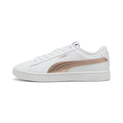 Image of PUMA Unisex Rickie Classic Sneaker, White Rose Gold, 4.5 UK