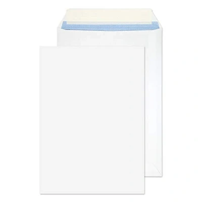Image of Blake Purely Everyday C5 229 x 162 mm 100 gsm Pocket Peel &amp; Seal Envelopes (23893/50 PR) White Pack of 50