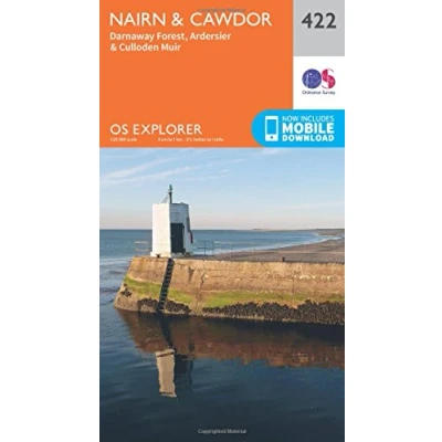 Image of Explorer 422 Nairn &amp; Cawdor Map With Digital Version