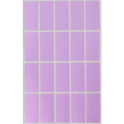 Image of Royal Green Labels Rectangular Stickers Craft Adhesive in Pastel Purple 40mm x 19mm (4cm 1.9cm) Great for Envelope Seals 300 Pack