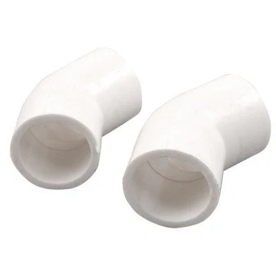 Image of sourcing map 5 Pcs 20mm to 45 Degree PVC Pipe Slip Fitting Elbow Connectors