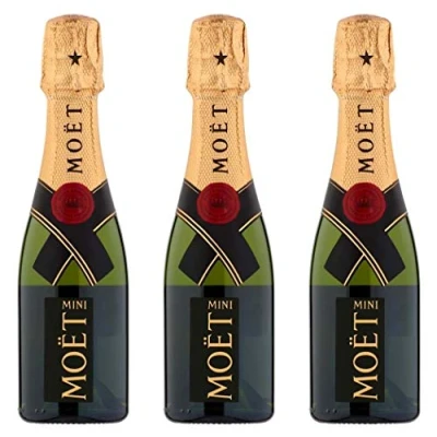 Image of MOET &amp; CHANDON MINI BOTTLES 20CL x 3