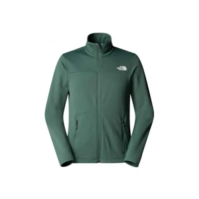 Image of The North Face Cedar Trail GRID Jacket Fleece jacket, Men&#039;s, Size: Small, Duck green