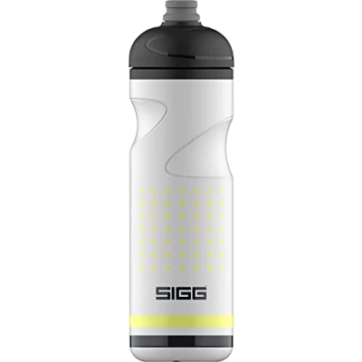 Image of SIGG Soft Bike Water Bottle Pulsar White Squeezable Dishwasher Safe Lightweight Leakproof BPA Free 0.75 L