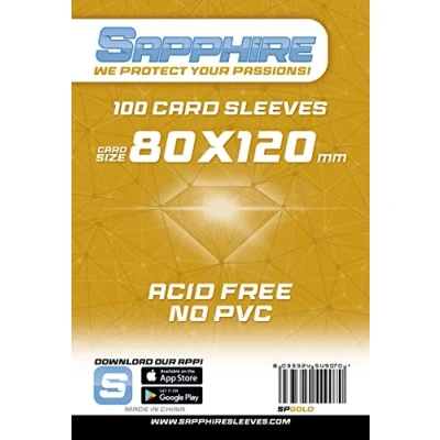 Image of Red Glove 100 Sapphire Cases Gold 80 x 120 mm SPGOLD