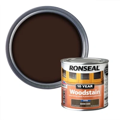 Image of Ronseal 10 Year Woodstain Dark Oak 250ml