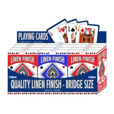 Image of Tallon Games Linen Bridge Size Playing Card