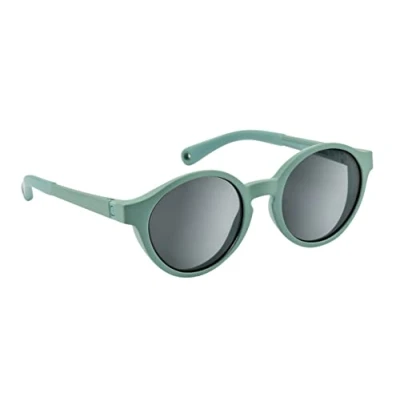 Image of BEABA, Sunglasses for Children 2 4 Years, 100% UV Protection CAT 3, Side Protection, Optimal Comfort, 360 Adjustable Temples, Tropical Green