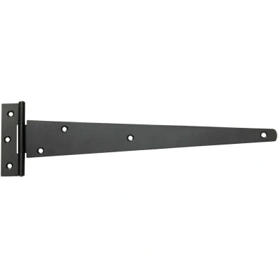 Image of Perry 150mm Light Tee Hinges Black (PR)