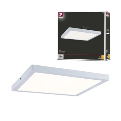 Image of Paulmann 70871 LED Atria mounting panel rectangular ceiling luminaire 24W light 2700K warm white matt dimmable for wall and