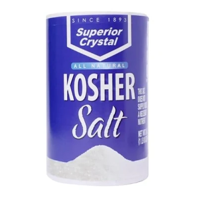 Image of American Food Mart Superior Crystal All Natural Kosher Salt Coarse Textured Cooking Koshering Weight (24oz) 680g Pack of 1