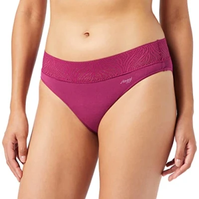 Image of Sloggi Women&#039;s Period Pants Tai Light Briefs, Wine, XS