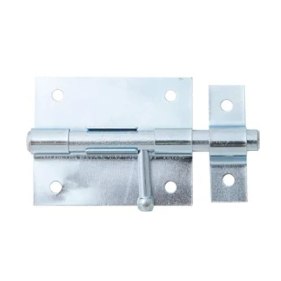Image of GAH Alberts 137298 Latch with Round Handle and Attached Loop Blue Galvanised Plate 70 x 57 mm Bolt Diameter 9.5 Total Length, Gesamtlänge: 100
