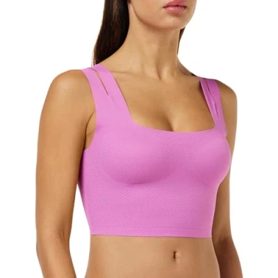 Image of Sloggi Women&#039;s Zero Feel Flow Top Bustier, Flash Pink, S