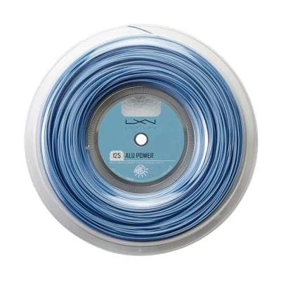 Image of Luxilon Tennis Racket String, Alu Power 125, 220 m Roll, Blue, 1.25 mm, Unisex, WRZ990100BL