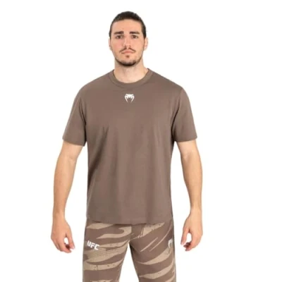 Image of Venum UFC Fight WEEK 3.0 Print Tshirt, Men&#039;s, Size: XXL, Sand