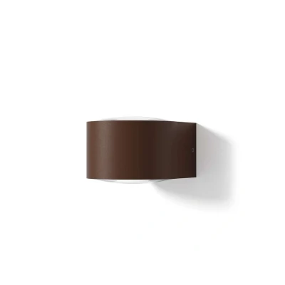 Image of LOOM DESIGN Frey LED wall light IP65 2x6W corten