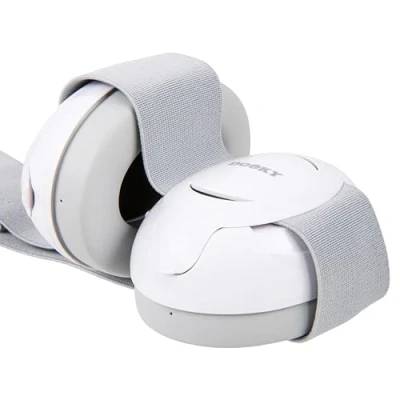 Image of Dooky Baby Ear Protection, Protects Against Harmful Noise and Loud Music, Toddler Defenders, Foldable Cancelling Headphones, 0 3Years, White