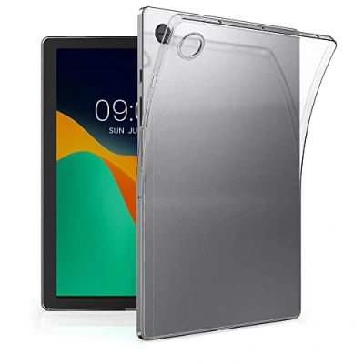 Image of kwmobile Case Compatible with Samsung Galaxy Tab A8 10.5 (2021) Soft TPU Back Protector Cover for Tablet Transparent